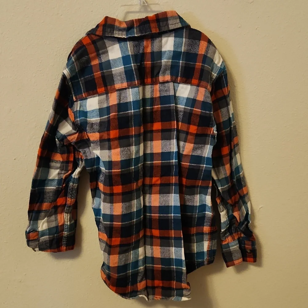 Gymboree flannel plaid button down